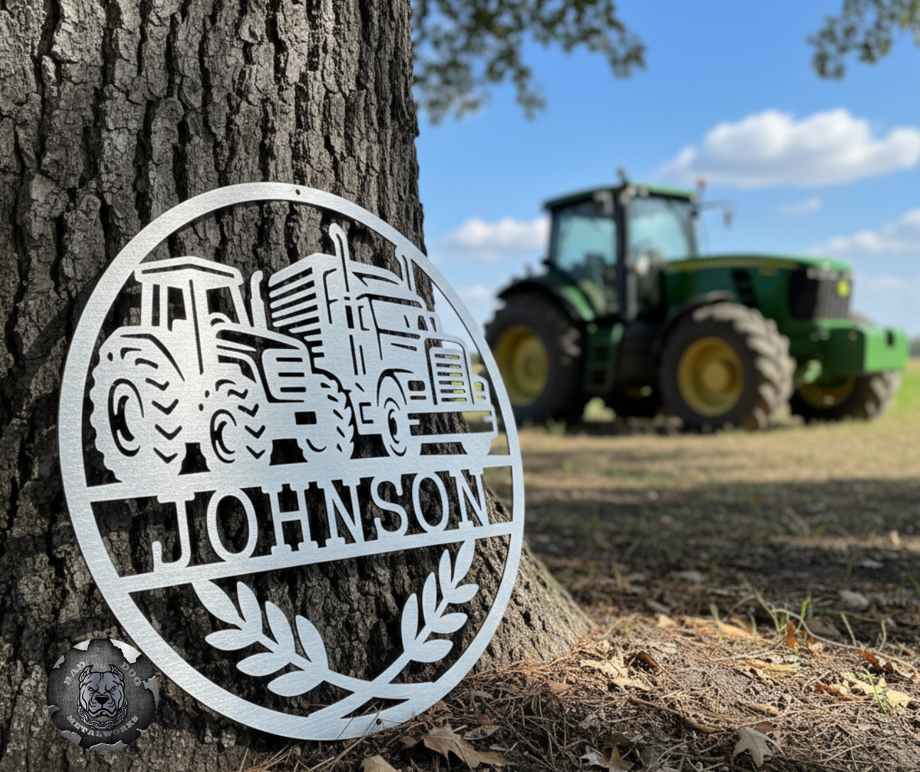 Semi Tractor Monogram