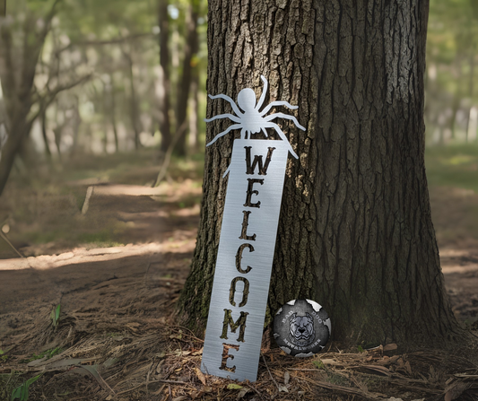 Spider Welcome Plaque