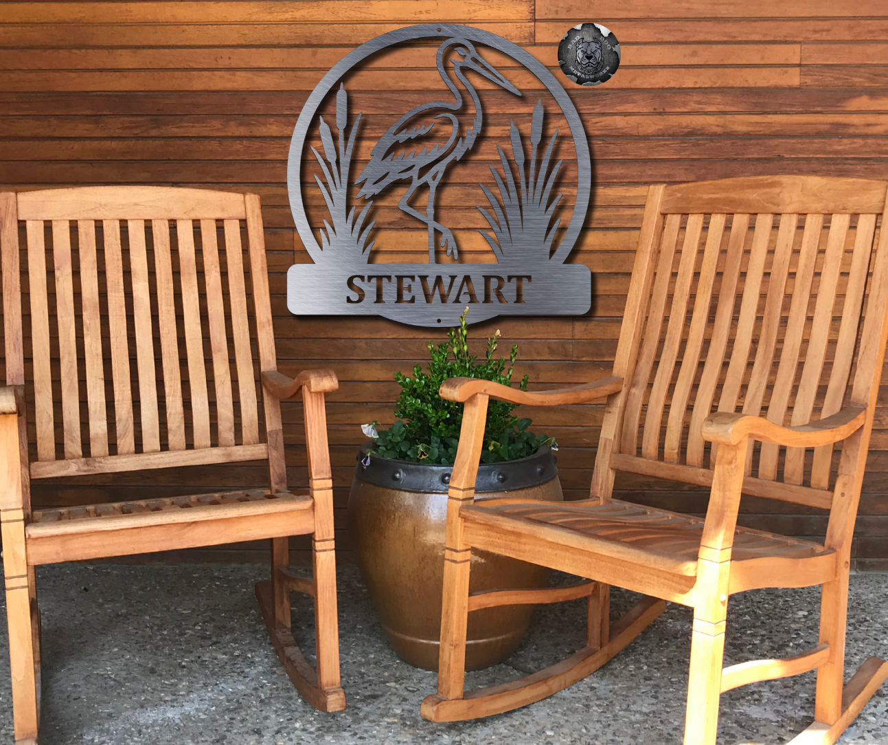 Stork Monogram