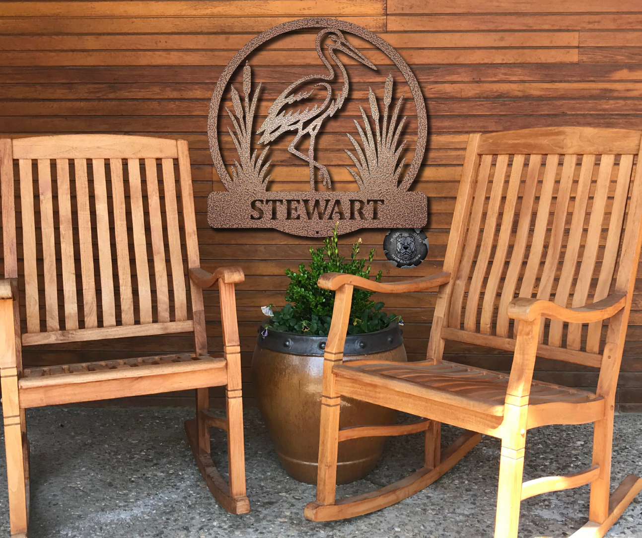 Stork Monogram