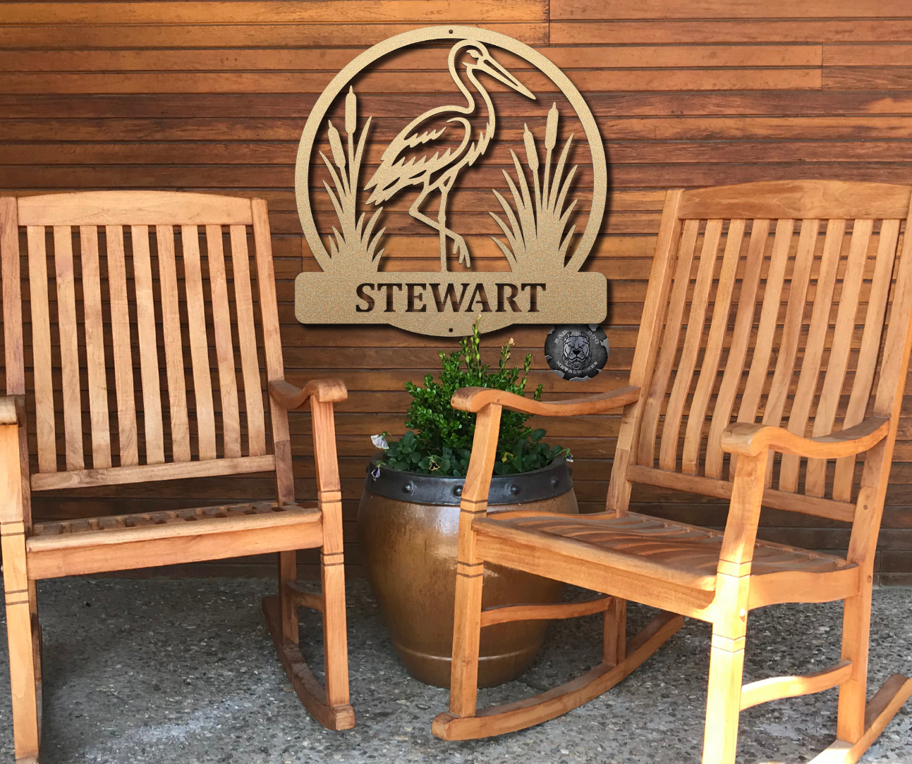 Stork Monogram