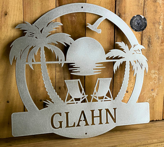 Sunset Beach Monogram