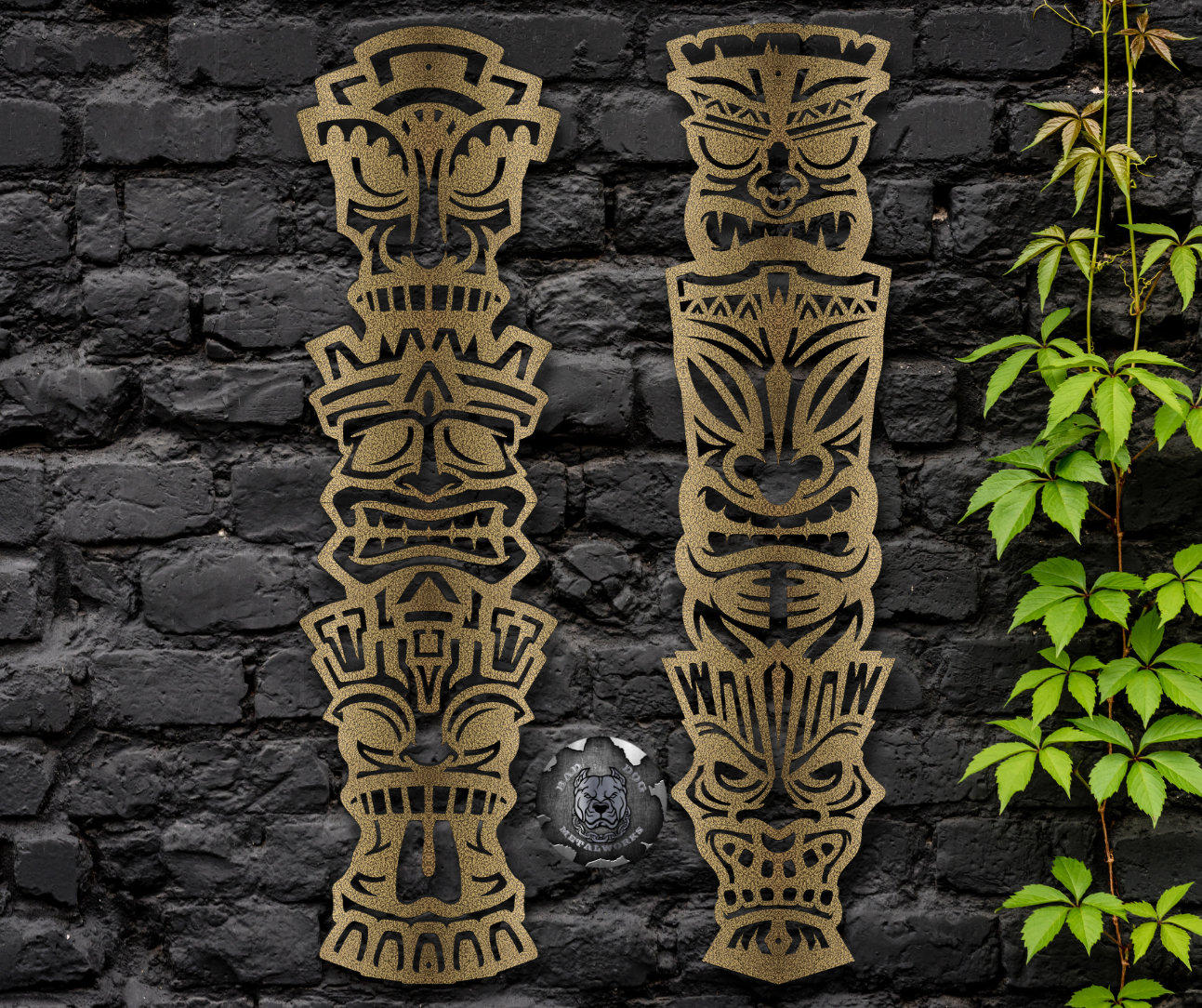 Tiki Totem Poles