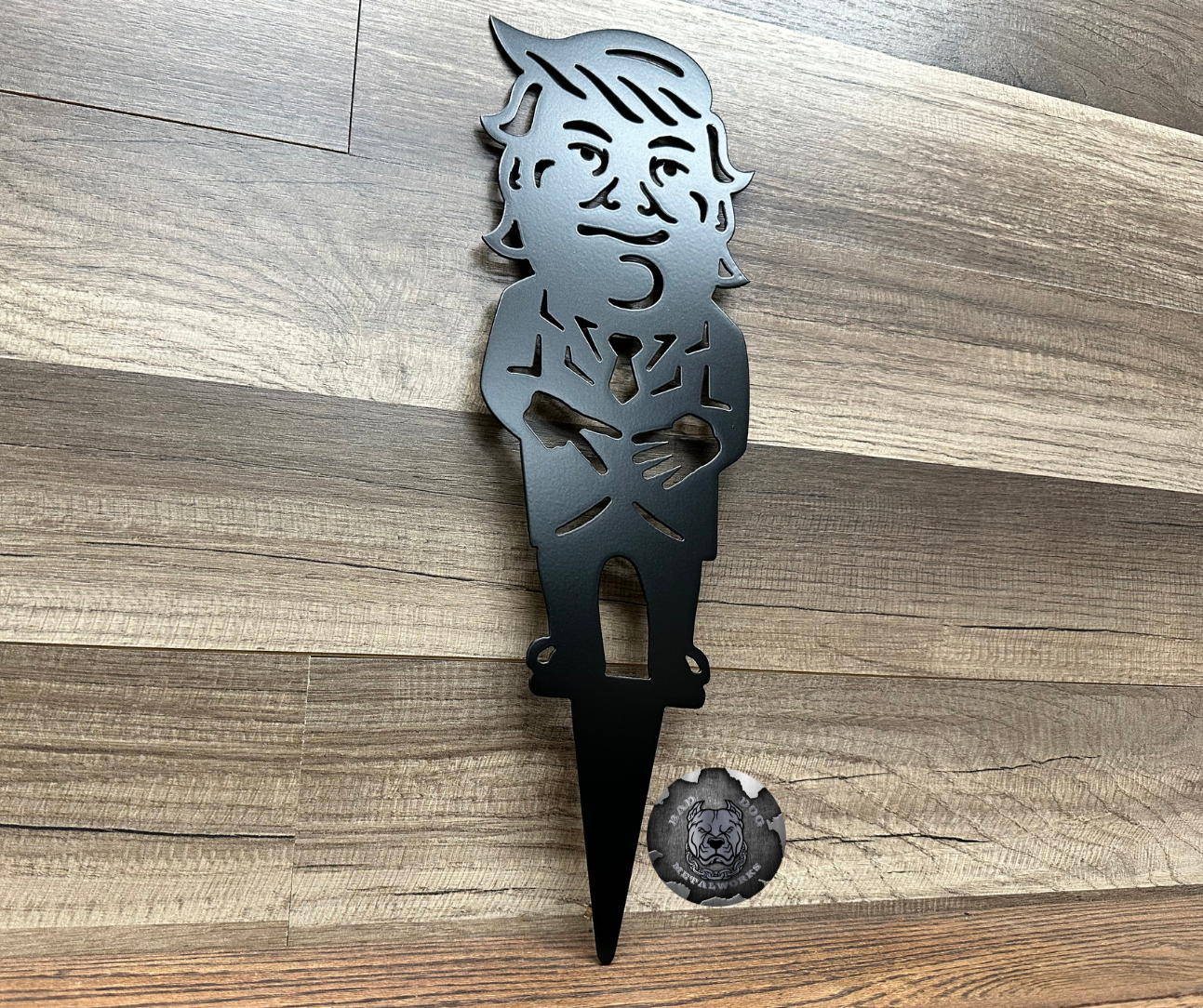 Trump Gnome Garden Stake
