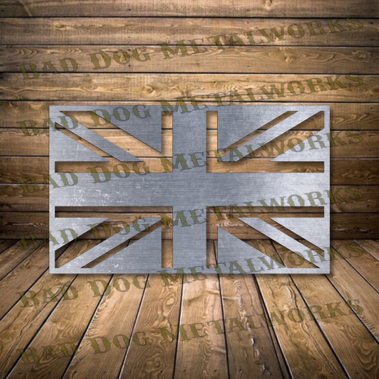 Union Jack Flag - Dxf and Svg