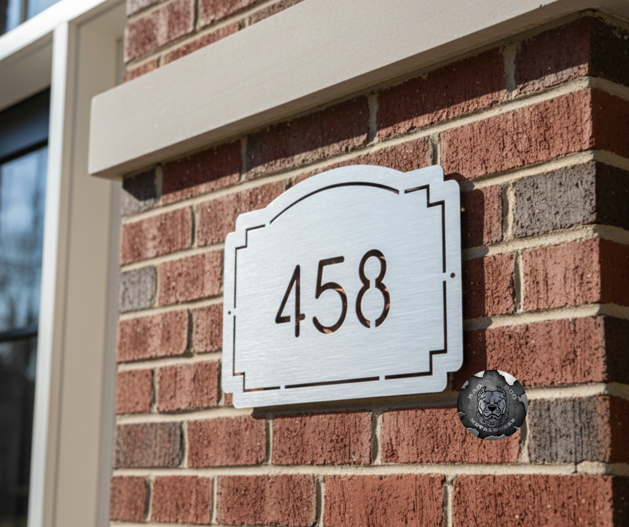 Vintage House Number Plaque