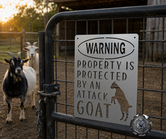 Warning: Property Is Protected by an Attack Goat