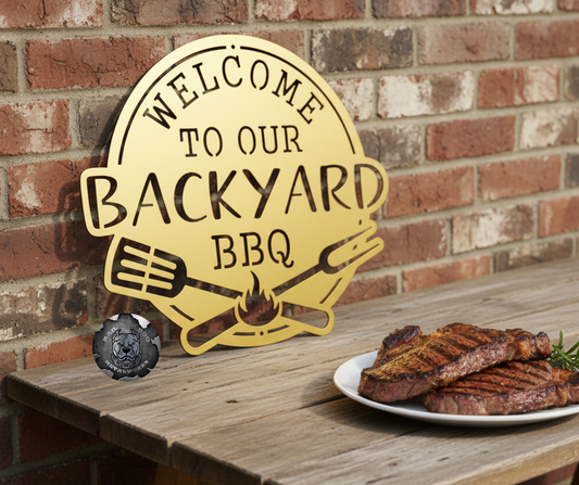 Welcome To Our Backyard BBQ
