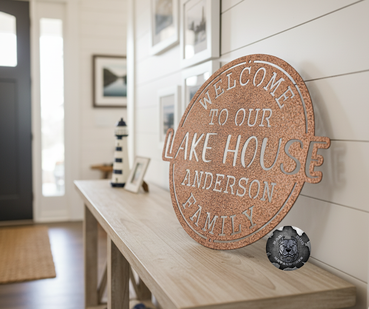 Welcome to Our Lake House Monogram