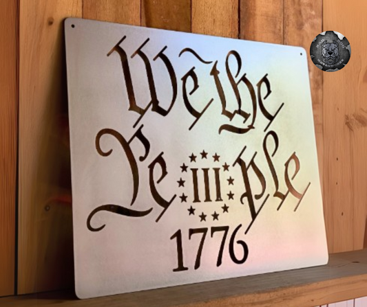 We The People 1776 Plaque