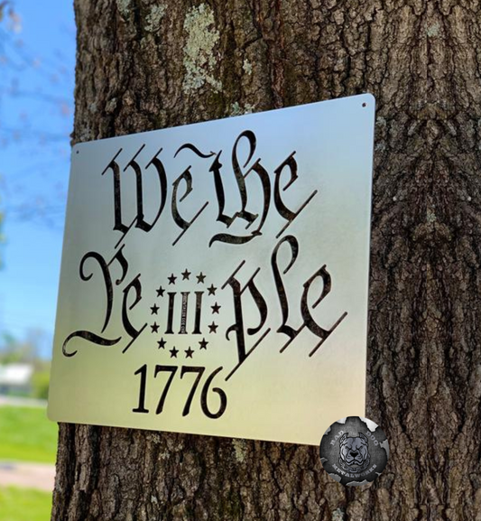 We The People 1776 Plaque