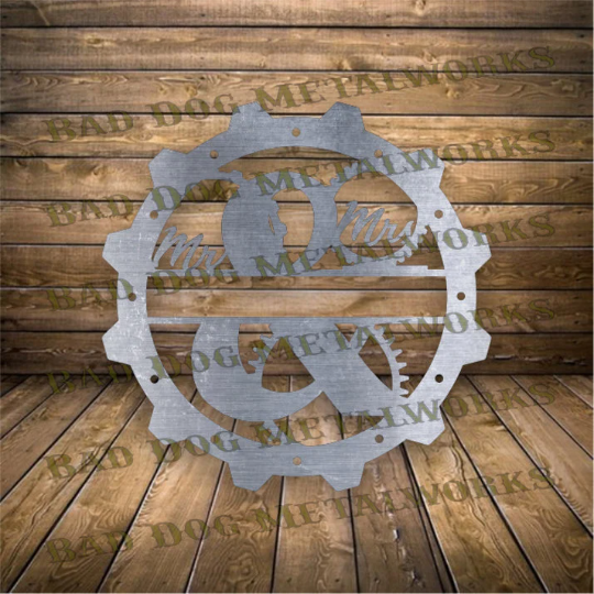 Steampunk Monograms - Dxf and Svg