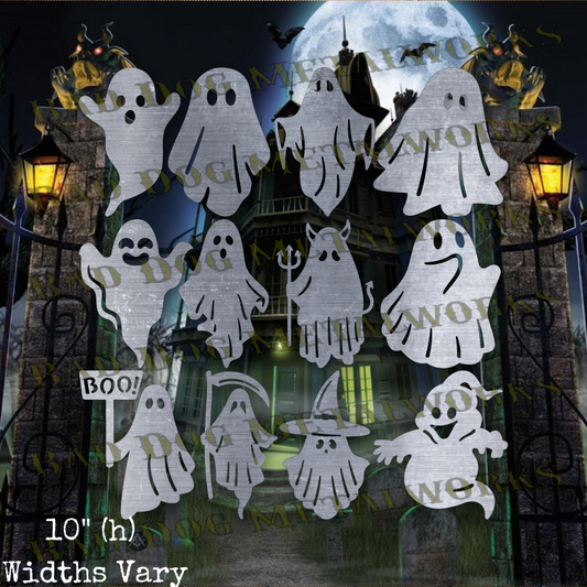 Halloween Ghosts - Dxf and Svg