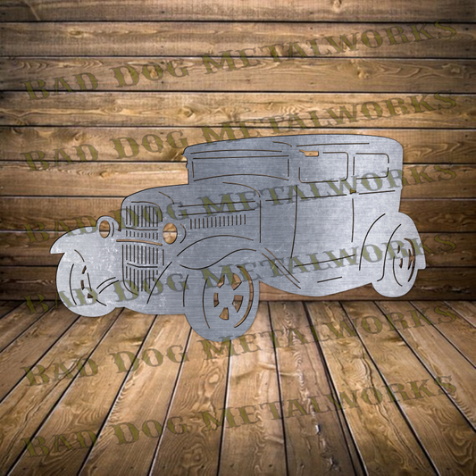 1930 Ford Hot Rod - Dxf and Svg