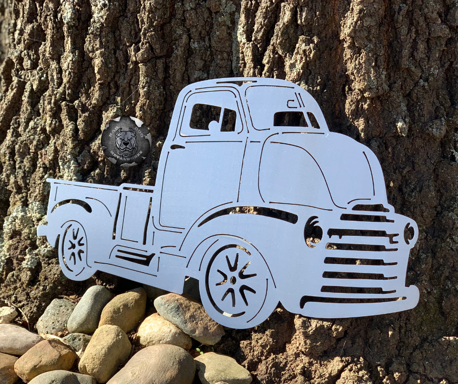 1950 Chevrolet COE Front End Metal Art