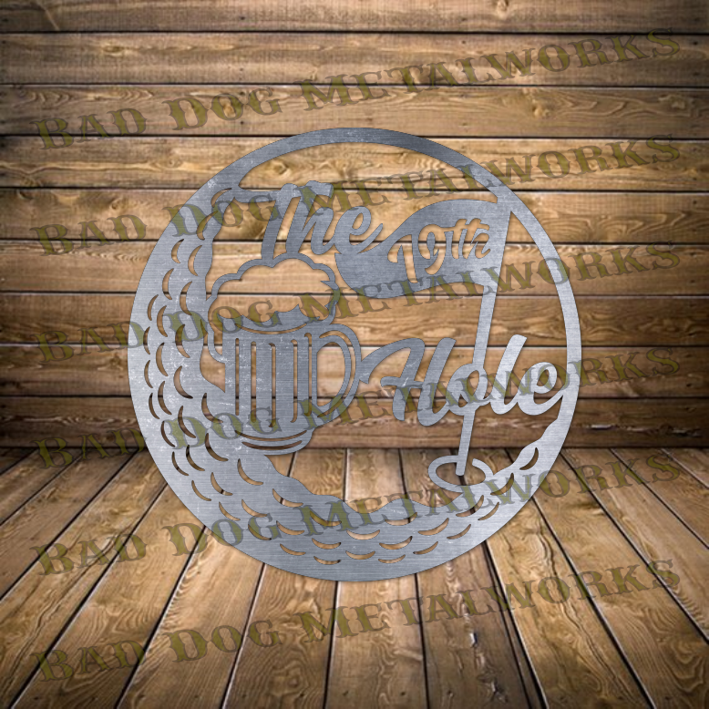 The 19th Hole - Dxf and Svg