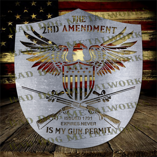 2A Eagle Shield - Dxf and Svg