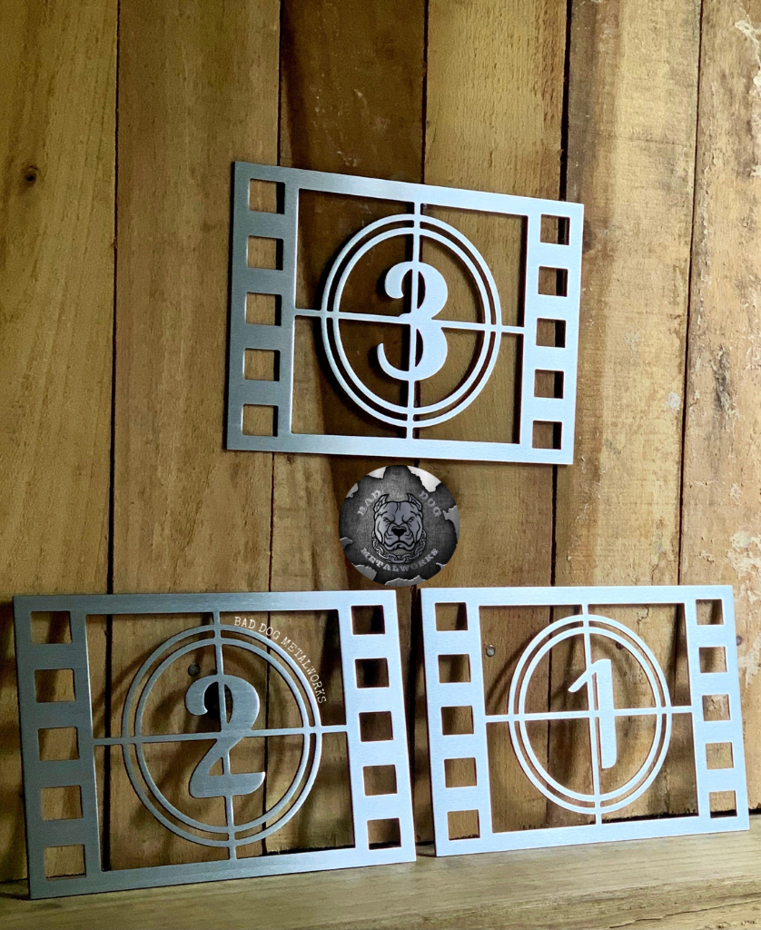 Three Piece Film Countdown Strips