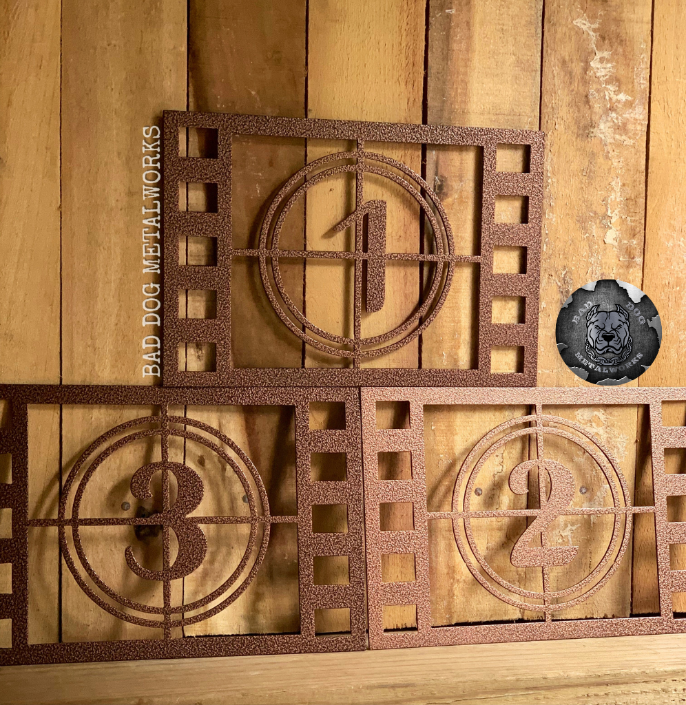 Three Piece Film Countdown Strips