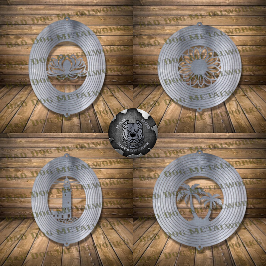 Wind Spinner Set - Svg and Dxf