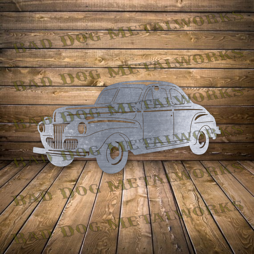 1941 Ford Coupe - Dxf and Svg
