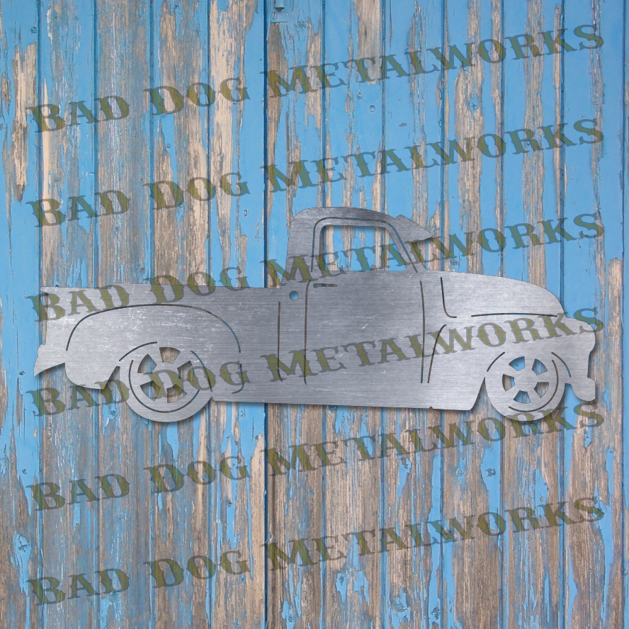 1951 GMC Truck - Dxf and Svg