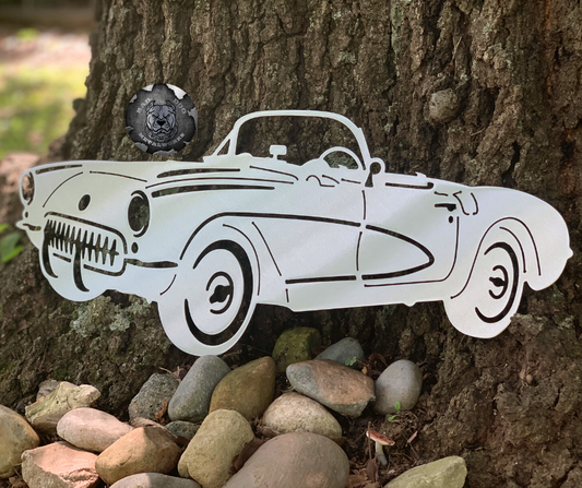 1957 Corvette Metal Art