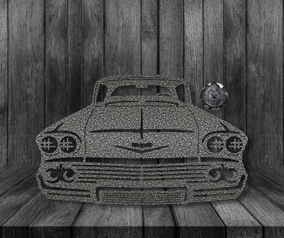 1958 Chevy Impala Front End Metal Art