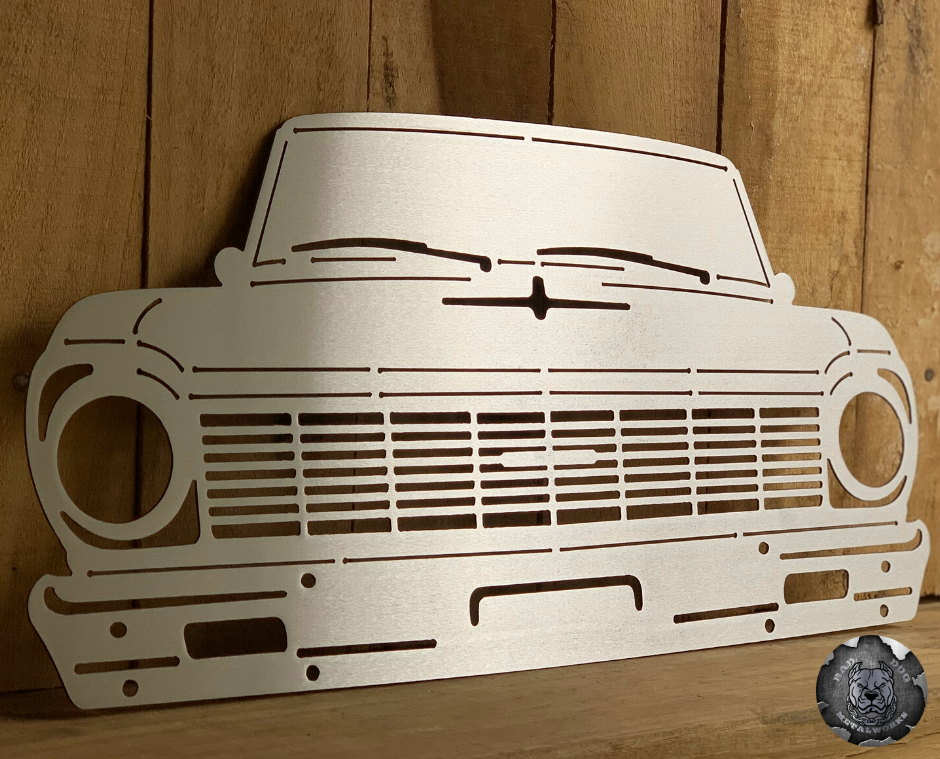 1965 Chevrolet Nova Front End Metal Art
