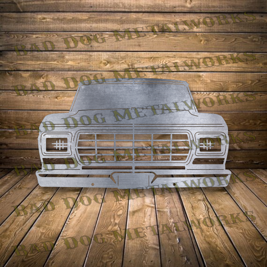 1979 Ford Truck Front End - Dxf and Svg