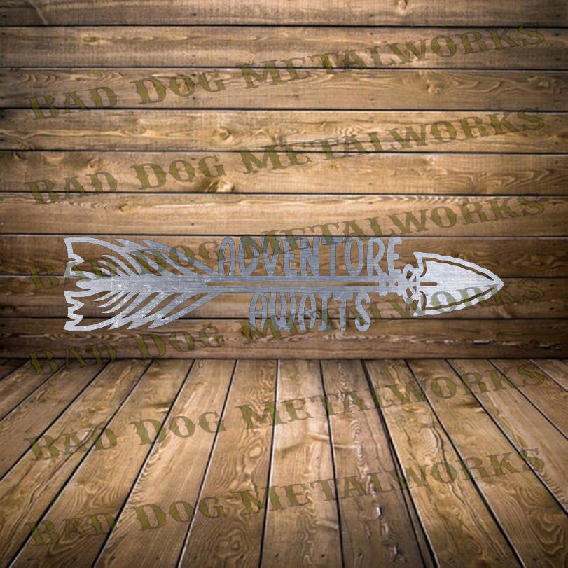 Adventure Awaits Arrow - Dxf and Svg