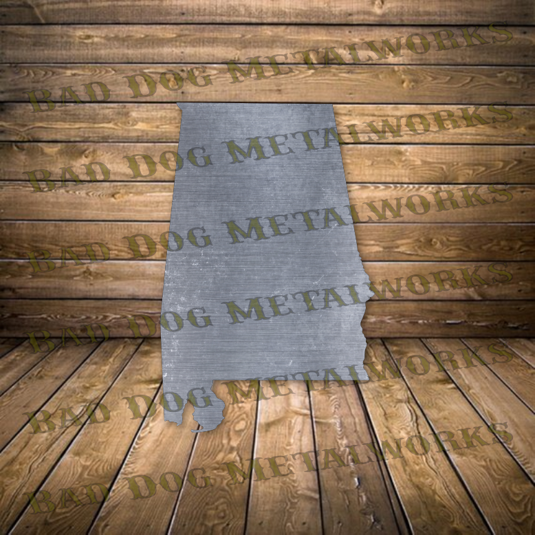 Alabama State Outline - Dxf and Svg