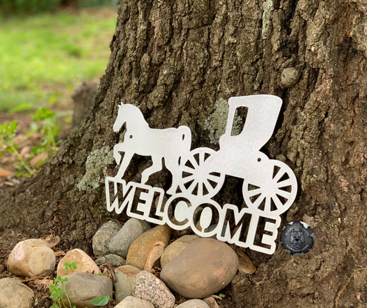 Amish Horse and Buggy Welcome
