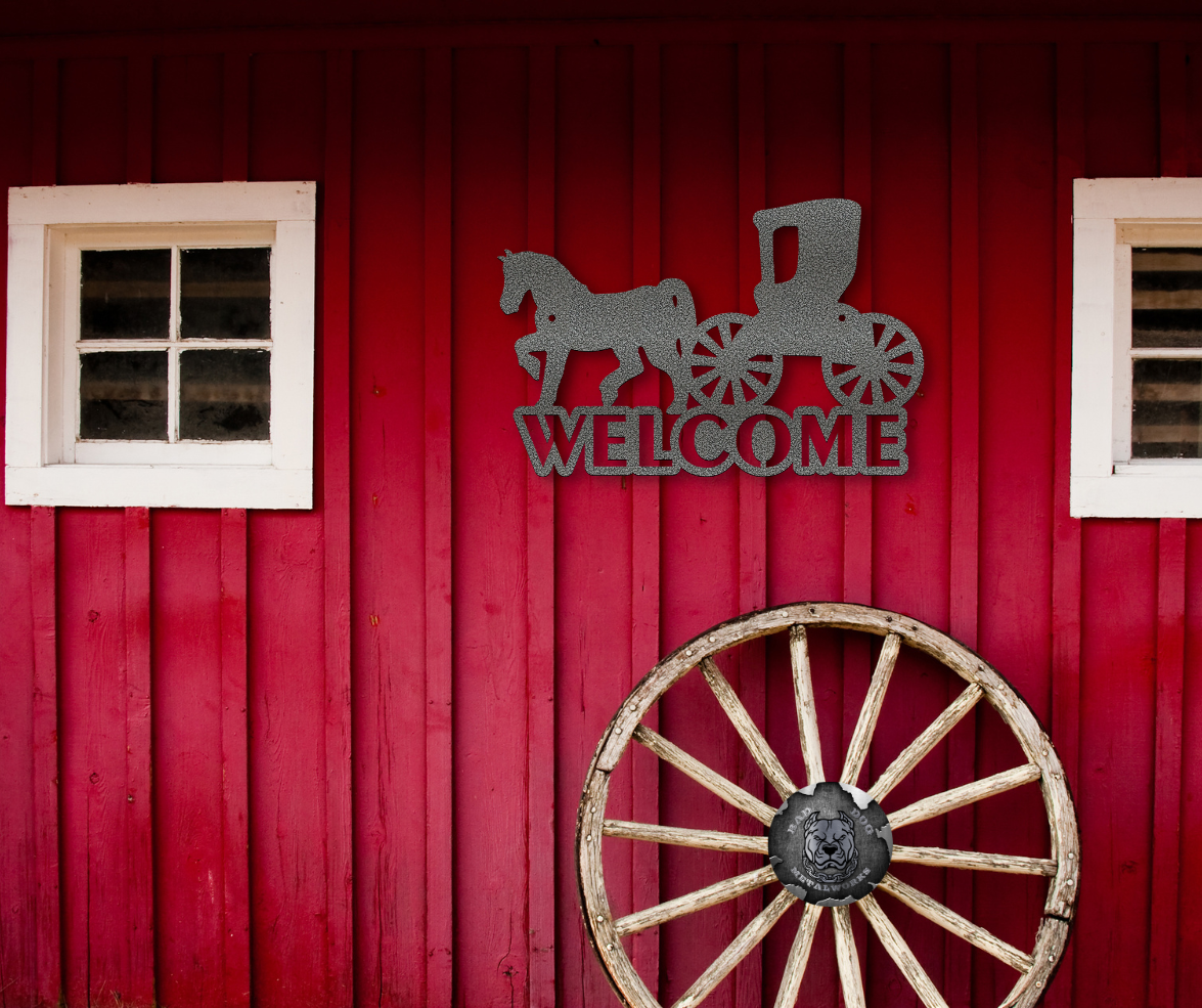 Amish Horse and Buggy Welcome