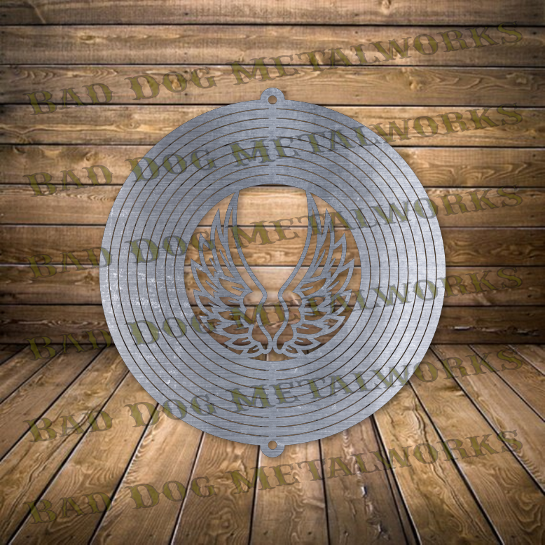 Angel Wings Wind Spinner - Svg and Dxf