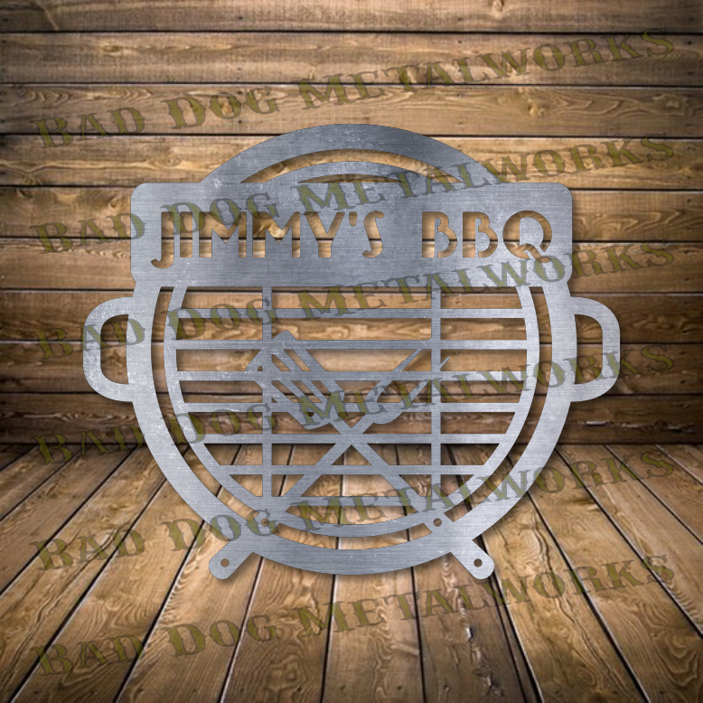 BBQ Monogram - Dxf and Svg