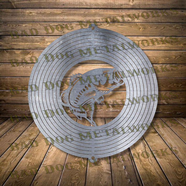 Bass Wind Spinner - Svg and Dxf