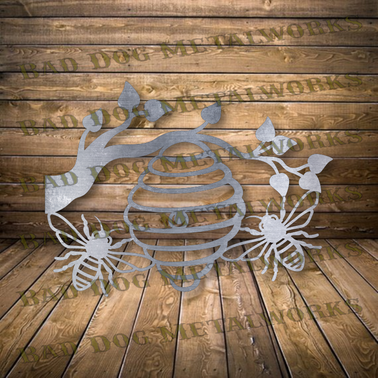 Beehive Branch - Dxf and Svg