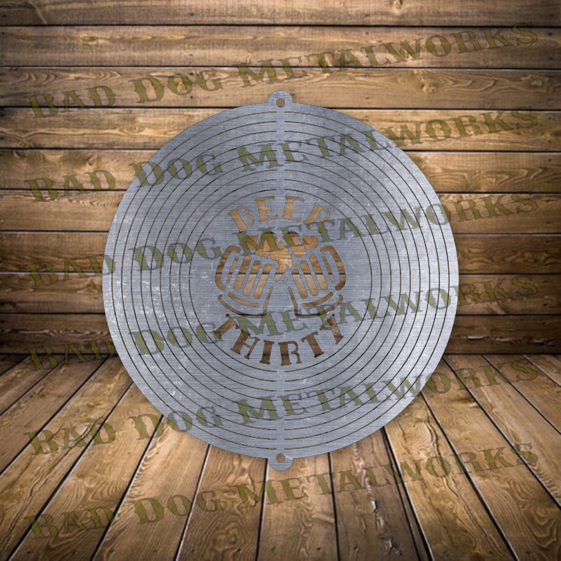 Beer Thirty Wind Spinner - Svg and Dxf