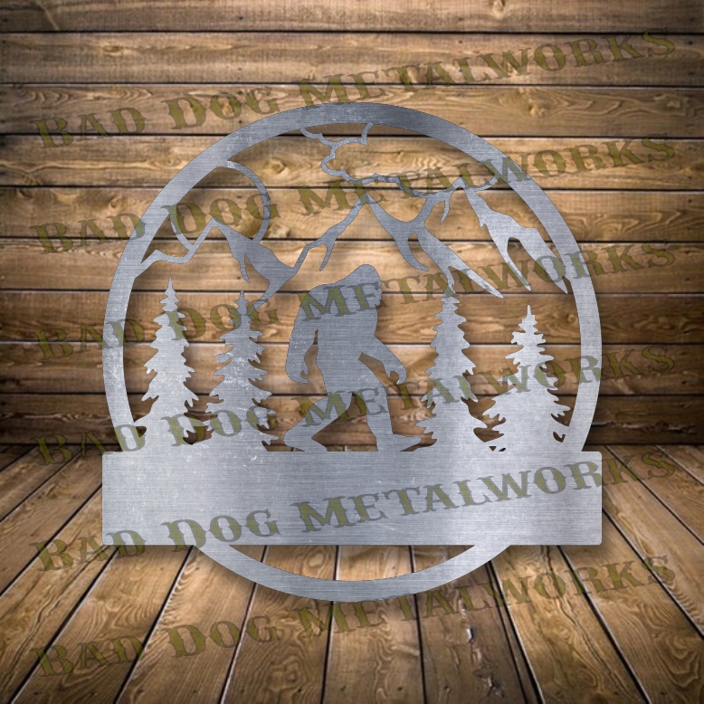 Bigfoot Monogram - Dxf and Svg