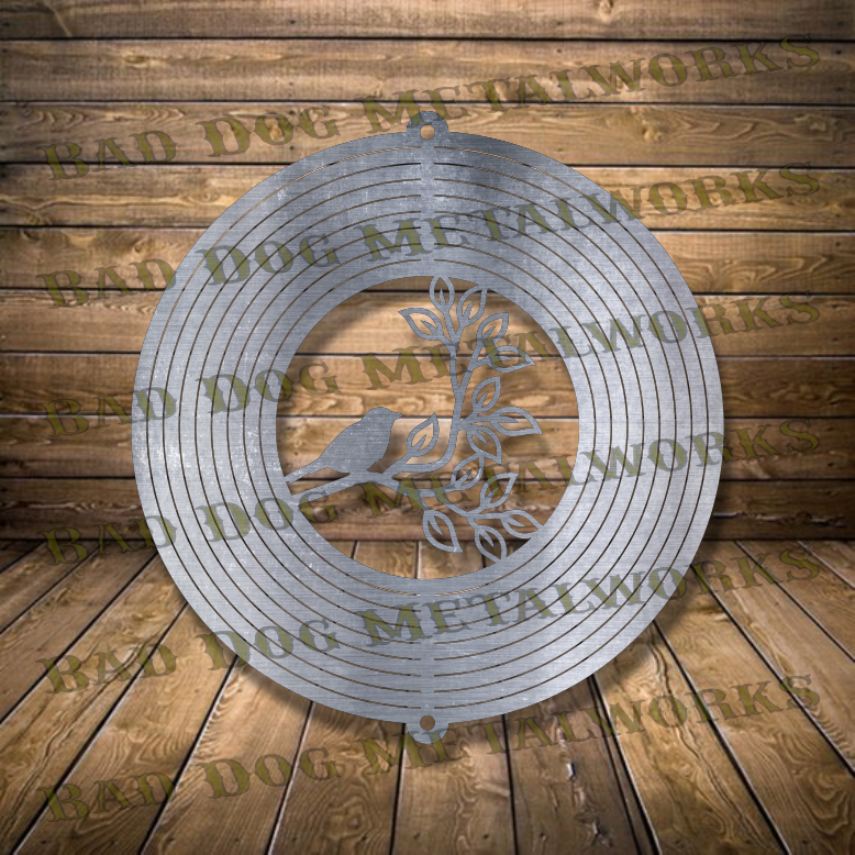 Bird Wind Spinner - Svg and Dxf