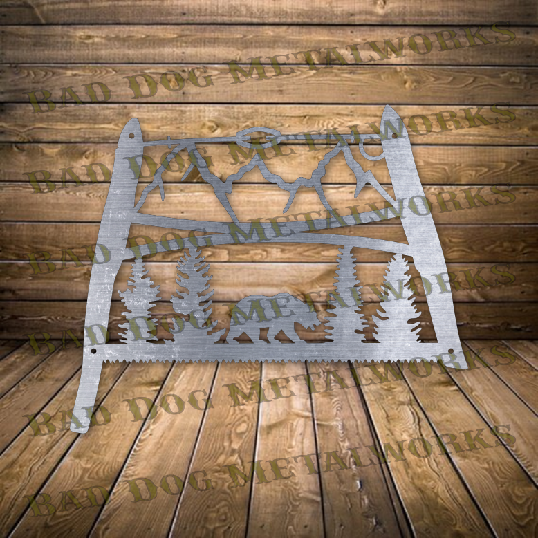 Bear Bow Saw - Dxf and Svg