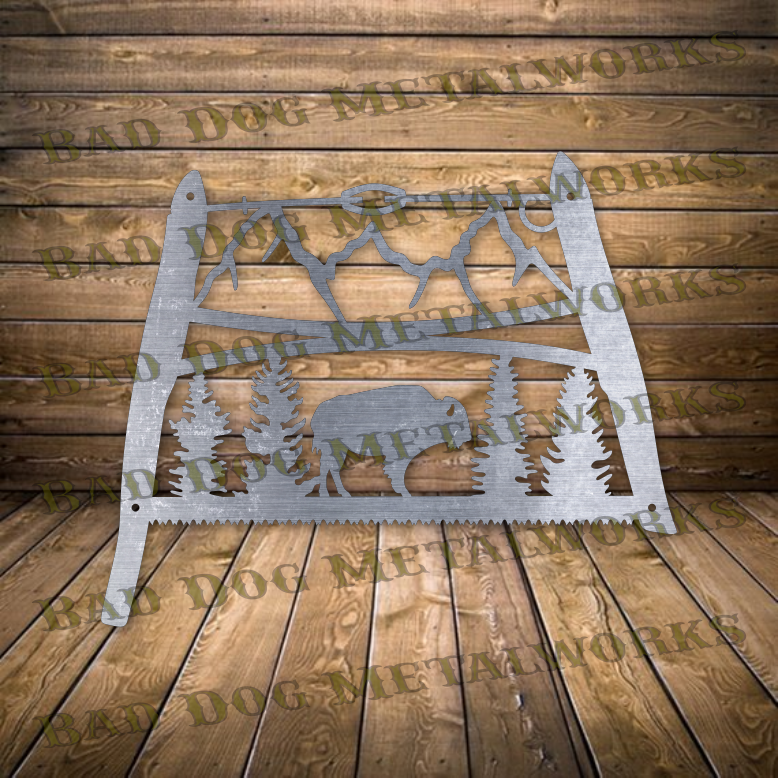 Buffalo Bow Saw - Dxf and Svg