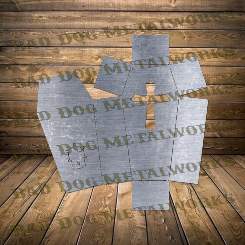 Coffin Tealight Candle Holder - Dxf and Svg