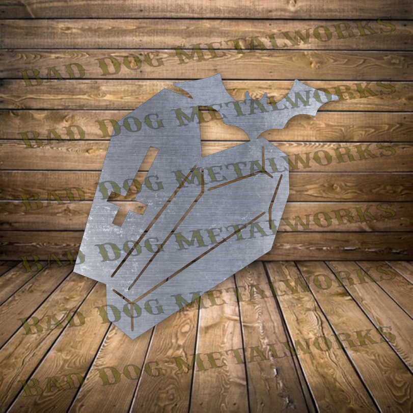 Vampire Coffin - Dxf and Svg