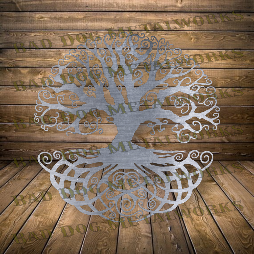 Celtic Tree of Life - Dxf and Svg