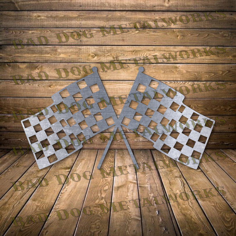 Checkered Flags - Dxf and Svg