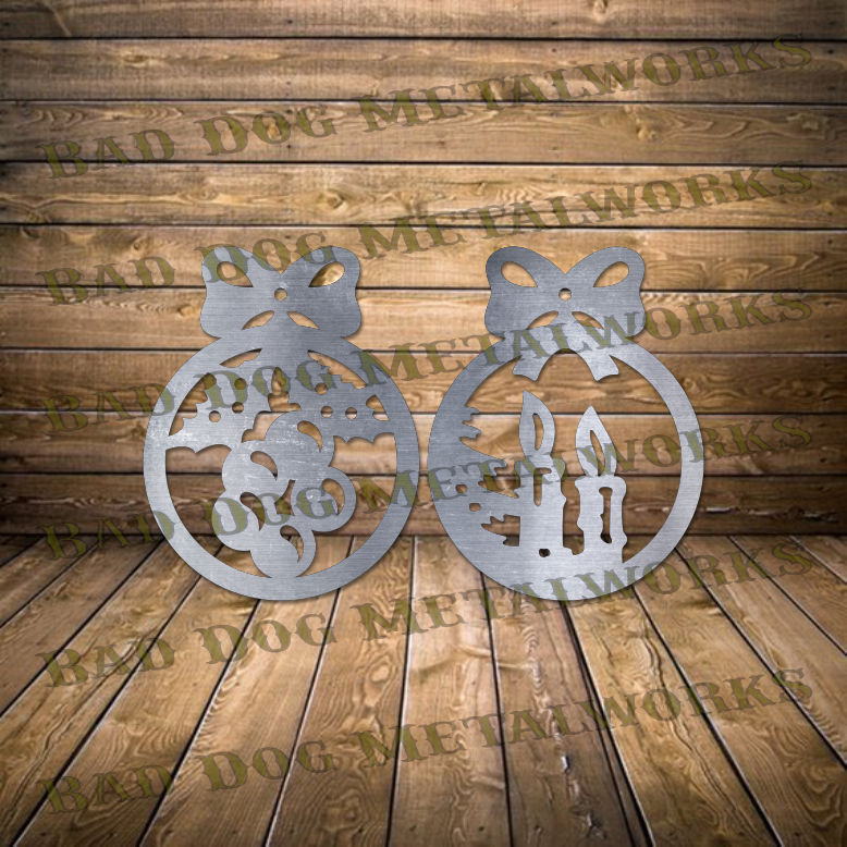 Christmas Ornaments - Dxf and Svg