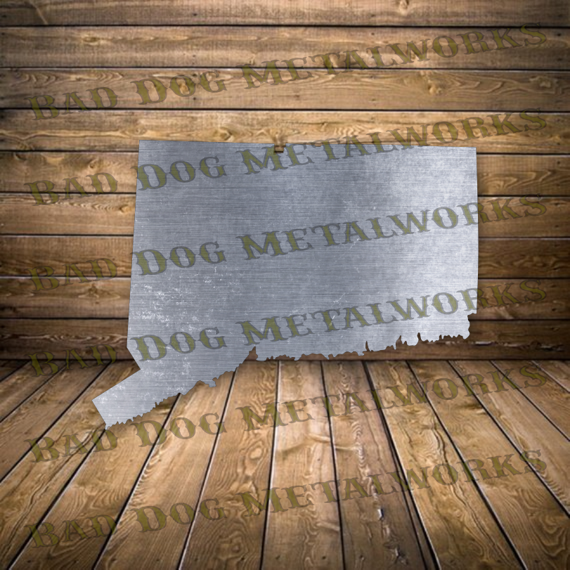 Connecticut State Outline - Dxf and Svg