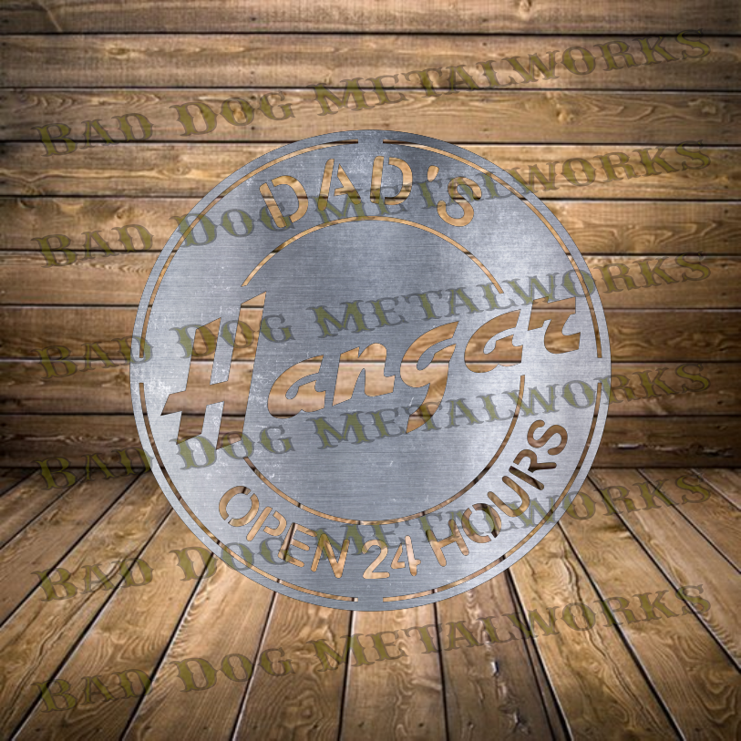 Dad's Hangar - Dxf and Svg